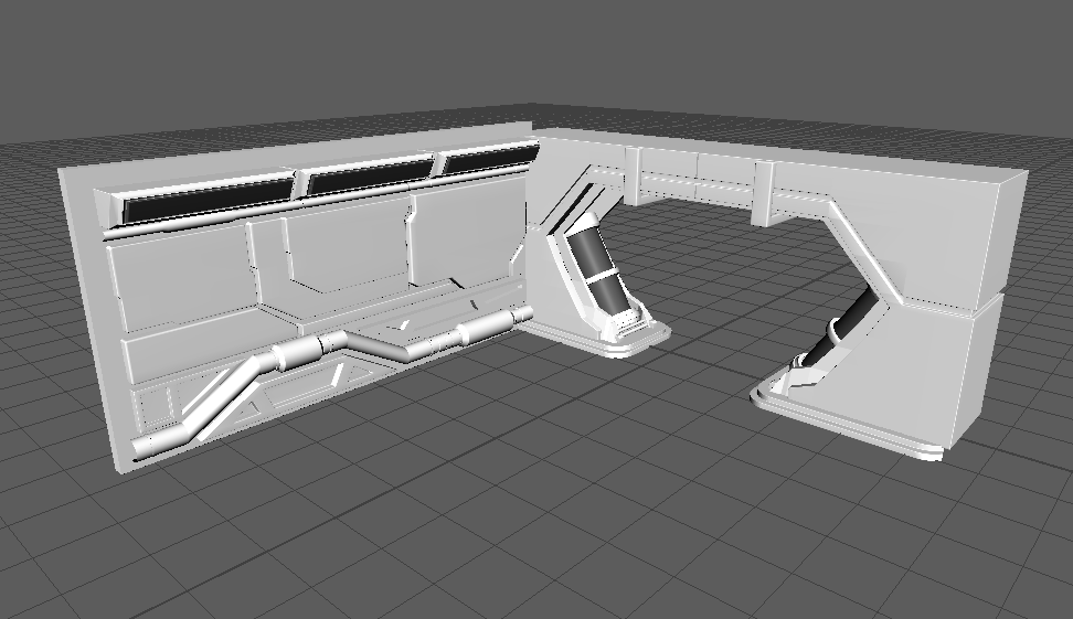 Spaceship 3D Model