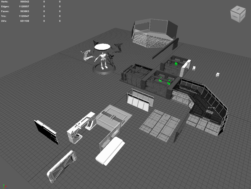 Spaceship 3D Model