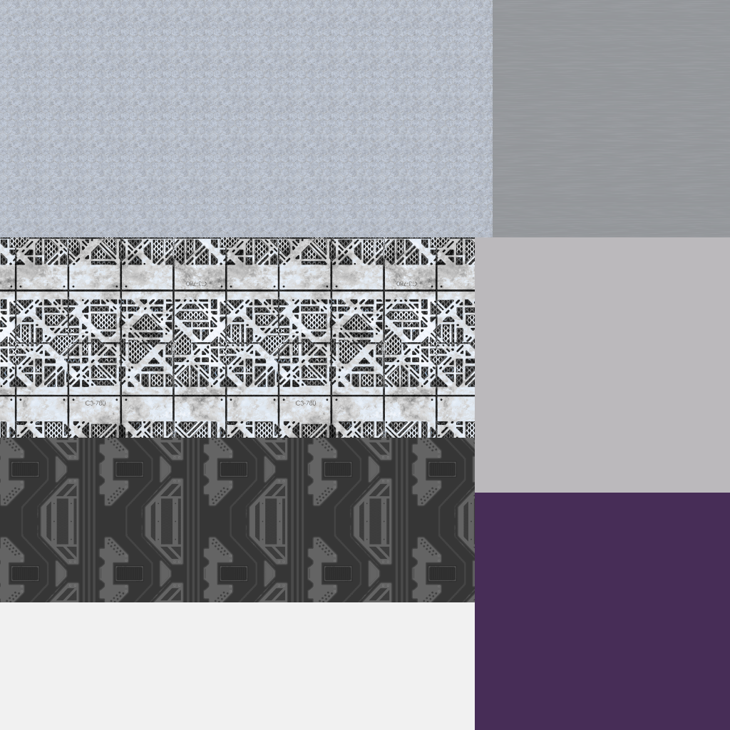 Spaceship Texture Atlas