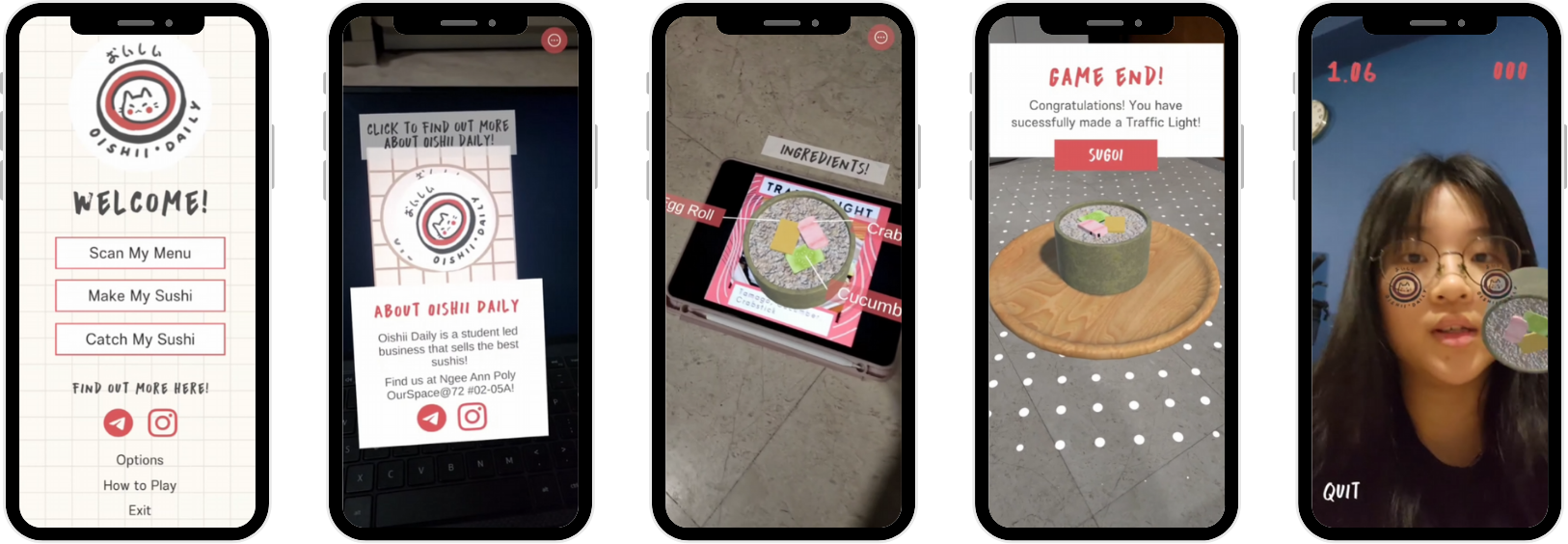 OishiiVerse Wireframe